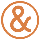Orange ampersand icon